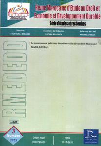 المجلة المغربية للدراسات في القانون والاقتصاد ولتنمية المستدامة العدد 3