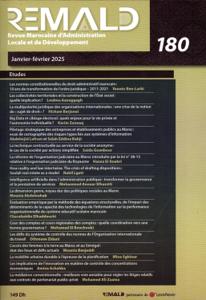 المجلة المغربية للإدارة المحلية والتنمية عدد 180