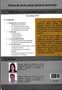 droit pénal général marocain
