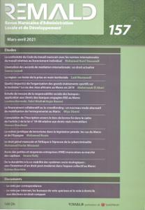 المجلة المغربية للإدارة المحلية والتنمية ع 157