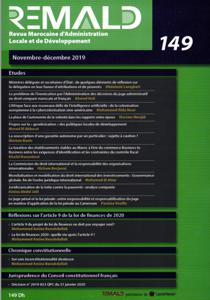 المجلة المغربية للإدارة المحلية والتنمية ع 149