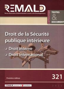 Droit de la Sécurité publique intérieure TD  3211