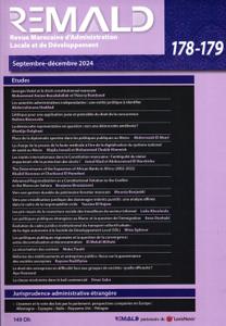 المجلة المغربية للإدارة المحلية والتنمية عدد 178-179