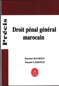 droit pénal général marocain