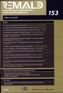 REMALD-المجلة المغربية للإدارة المحلية والتنمية