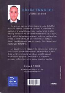 La Criminalité Numérique En Droit Marocain