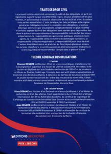 Traite de droit civil théorie générale des obligations